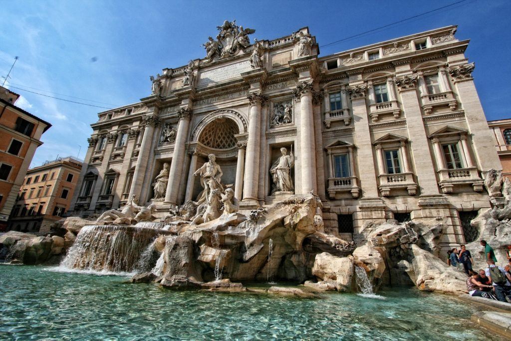 Walking Map Of Rome Tourist Attractions | Rome Highlights | Rome Tour Map: Trevi Fountain