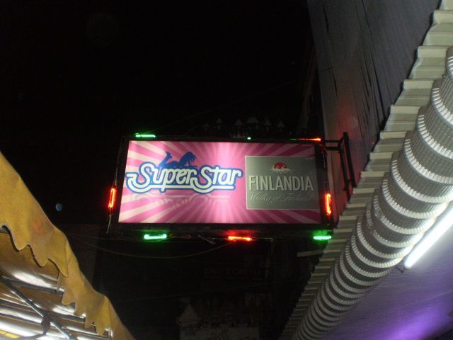 "SuperStar" Our chosen Bangkok ping-pong venue