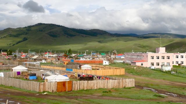 The outer suburbs of Ulaanbaatar
