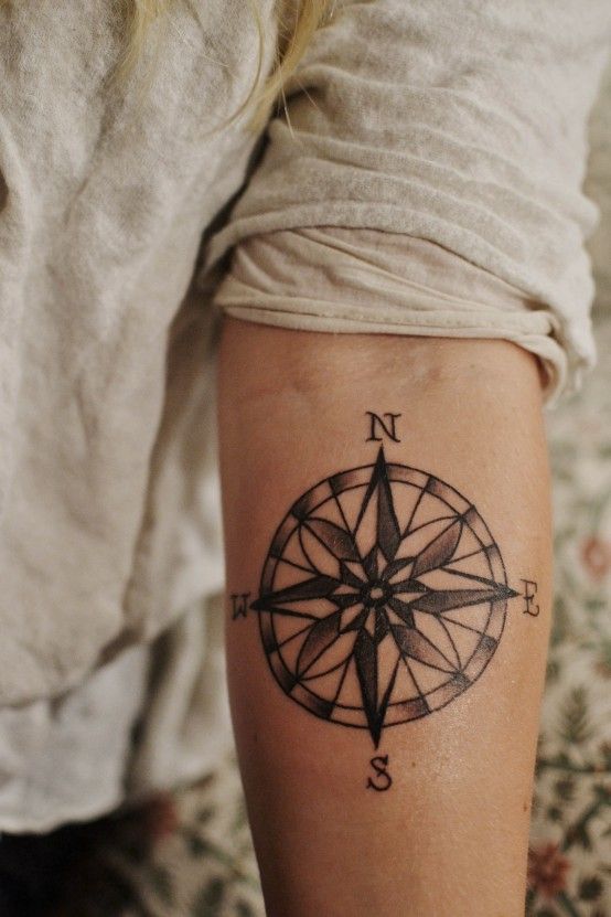 Travel Tattoo Ideas - compass
