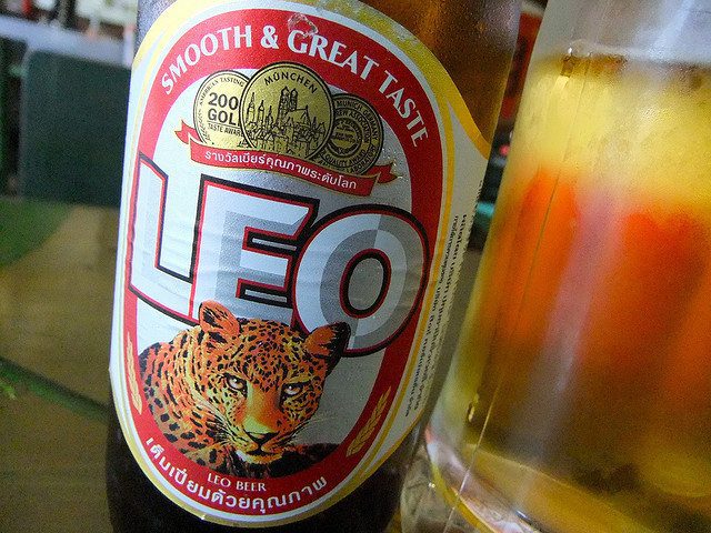 Asian Beers: Leo beer, Thailand