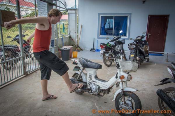 scams in Cambodia - bike theft