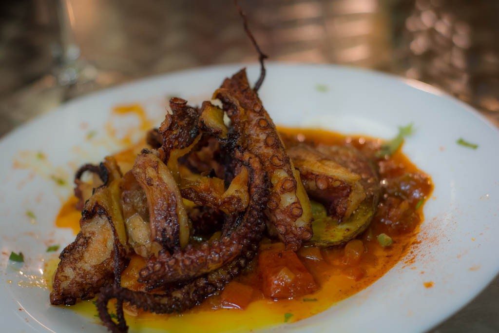 Celebrity Mediterranean Cruise Destinations: Octopus Tapas in Seville, Spain
