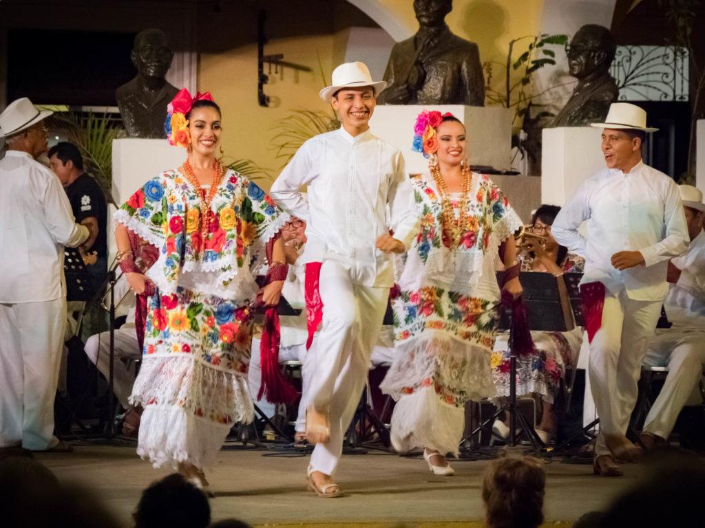 Downtown Merida Mexico: Traditional Cultural Dancing