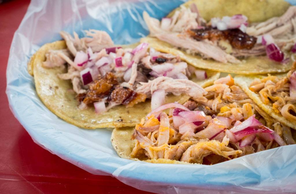 Mayan Food & Yucatan Food: Lechon & Cochinita Pibil Tacos