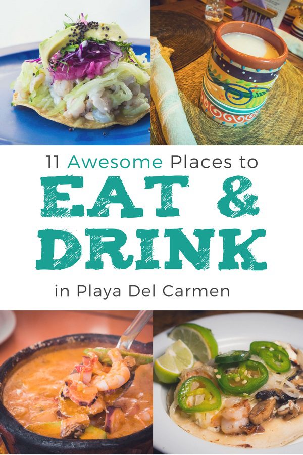 Playa Del Carmen can be confusing to navigate if it's your first time visiting (or even if you haven't been in a while) so we have put together our Top 11 Places to Eat & Drink in Playa Del Carmen Mexico so you are sure to have happy bellies and a happy vacation. 