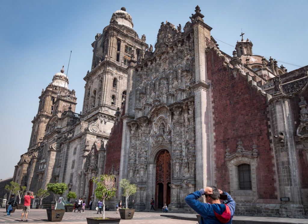 The Metropolitan Cathedral, Zocalo, Mexico City