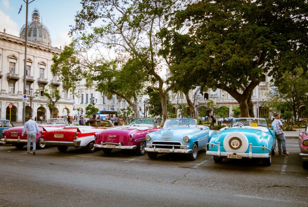 What To do In Havana Cuba: Classic Cars in Capitol Square
