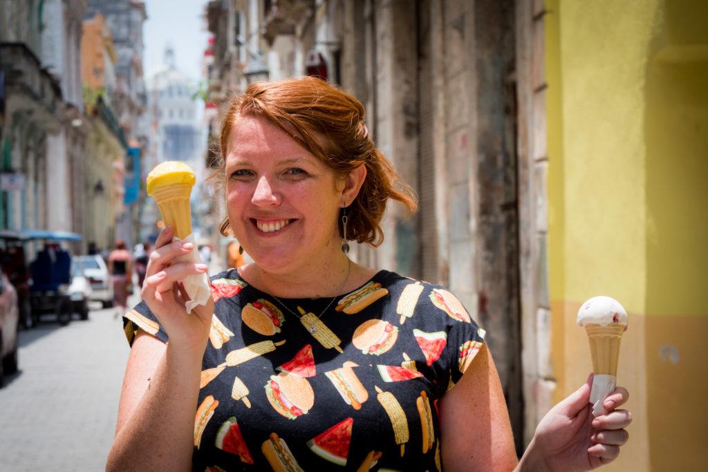 What To Do In Havana Cuba: Eat Ice Cream Flavoured with local fruits