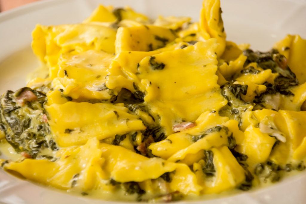 Maltagliati Speck e Spinaci - what to eat in Parma
