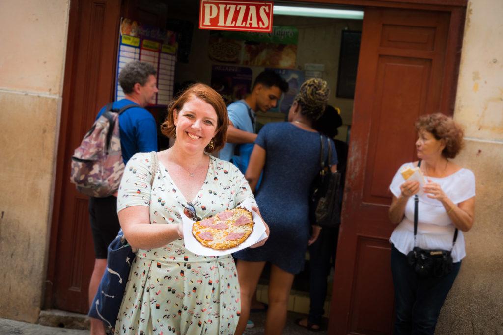 What To Do In Havana Cuba: Street Pizza