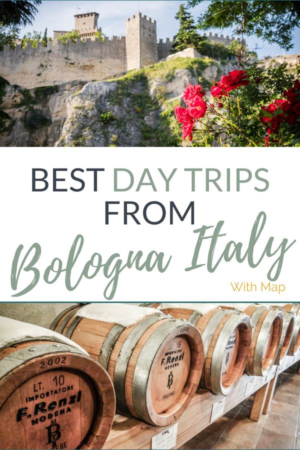 Emilia Romagna is a big region to explore, that's why we've put together some of the top day trips from Bologna to help you plan the perfect itinerary! #Blogville #inemiliaromagna #bologna #daytripsbologna #emiliaromagnamap