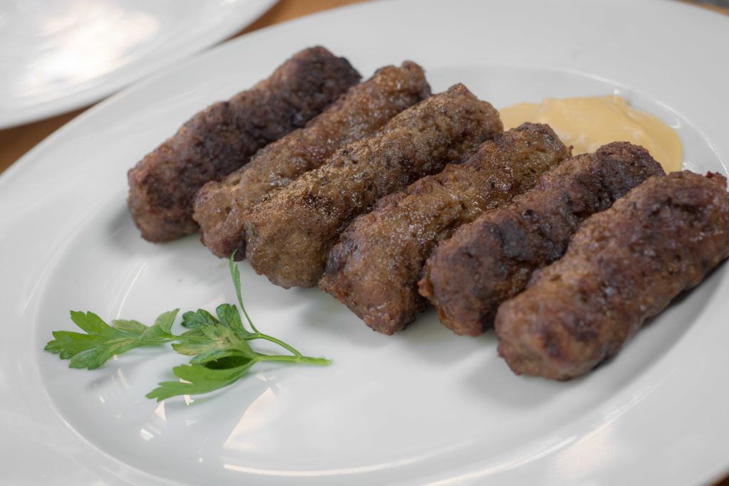 Traditional Romanian Food - Romanian Dishes - Mici / Mititei - Rolled Meat