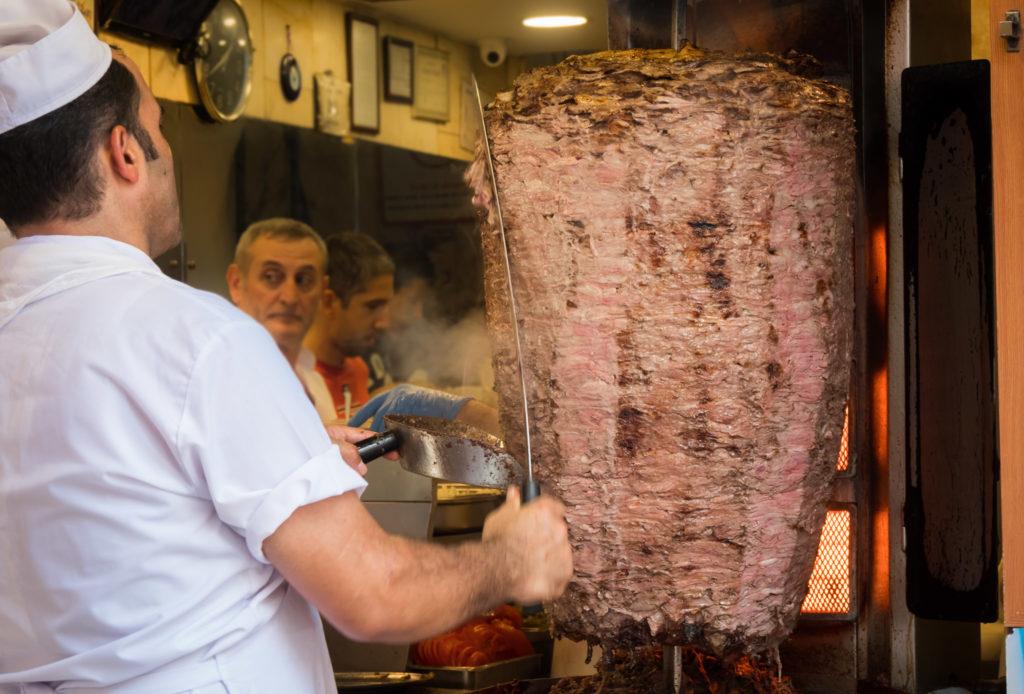 Istanbul food tour - traditional Turkish food - what to eat in Istanbul: Doner Kebab