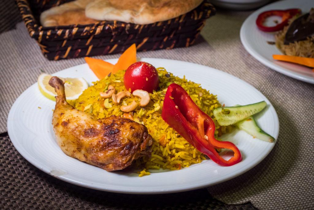 Istanbul Food - traditional Turkish food - what to eat in Istanbul: Syrian Style Chicken Pilav