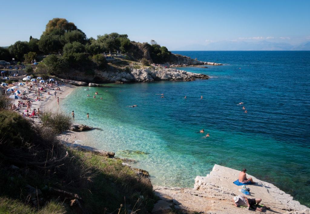 What To Do In Corfu / things to do in corfu / Corfu Greece Map: Visit Bataria Beach on The North Coast