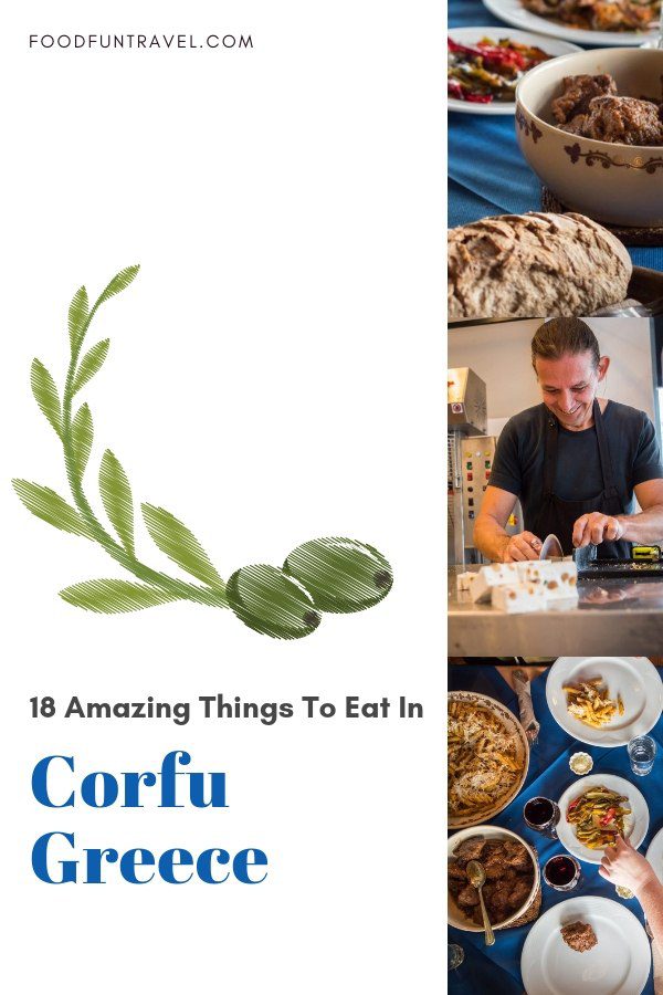 Traditional Corfu Food: What To Eat In Corfu, 18 Amazing Corfu Dishes. What is Traditional Corfu Food? As well as typical Greek food, There are some specific Corfu dishes that are uniquely Corfiot. Learn what to eat in Corfu.