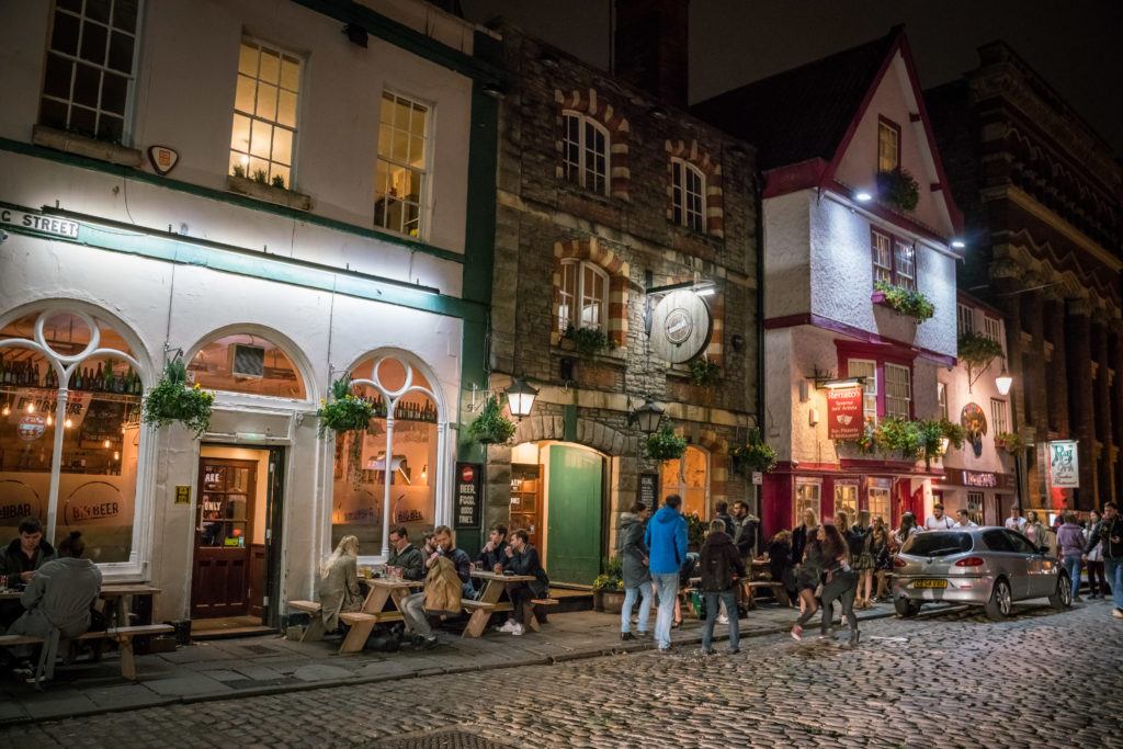 Fun Things To Do In Bristol England + Bristol Tourist Map: A night out in Bristol's Beermuda triangle