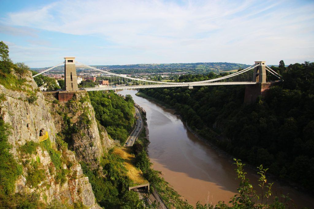 Fun Things To Do In Bristol England + Bristol Tourist Map: Clifton Suspension Bridge, a world first.
