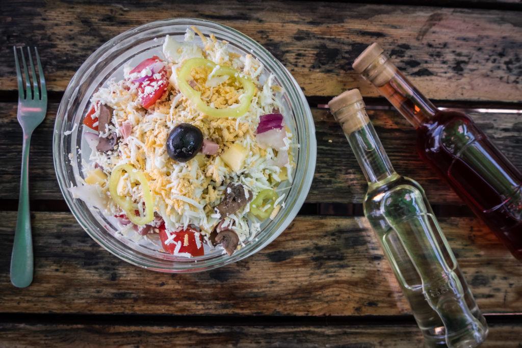 Traditional Bulgarian Food | Bulgarian Salad: Ovcharska salata (Shepherd's salad)
