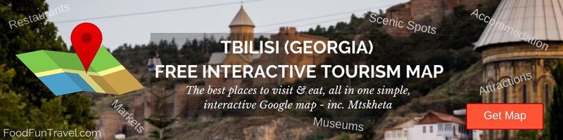 Map: Tbilisi (Georgia) Free Tourist Map