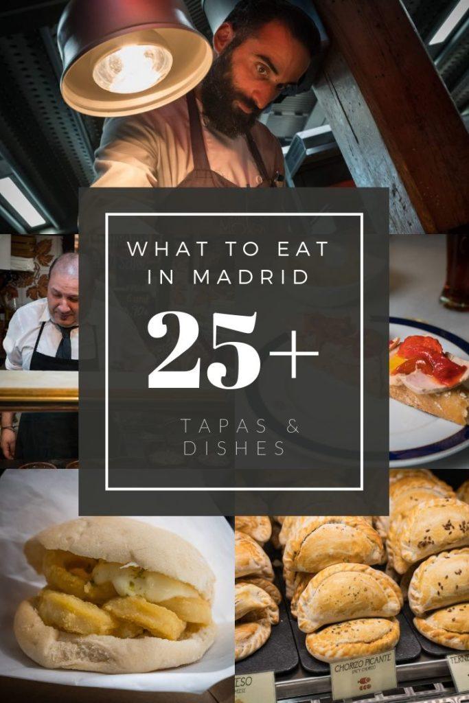 What To Eat In Madrid. Our Madrid Food Guide will help you discover the best tapas in Madrid, street food, traditional food + visit a Flamenco Restaurant