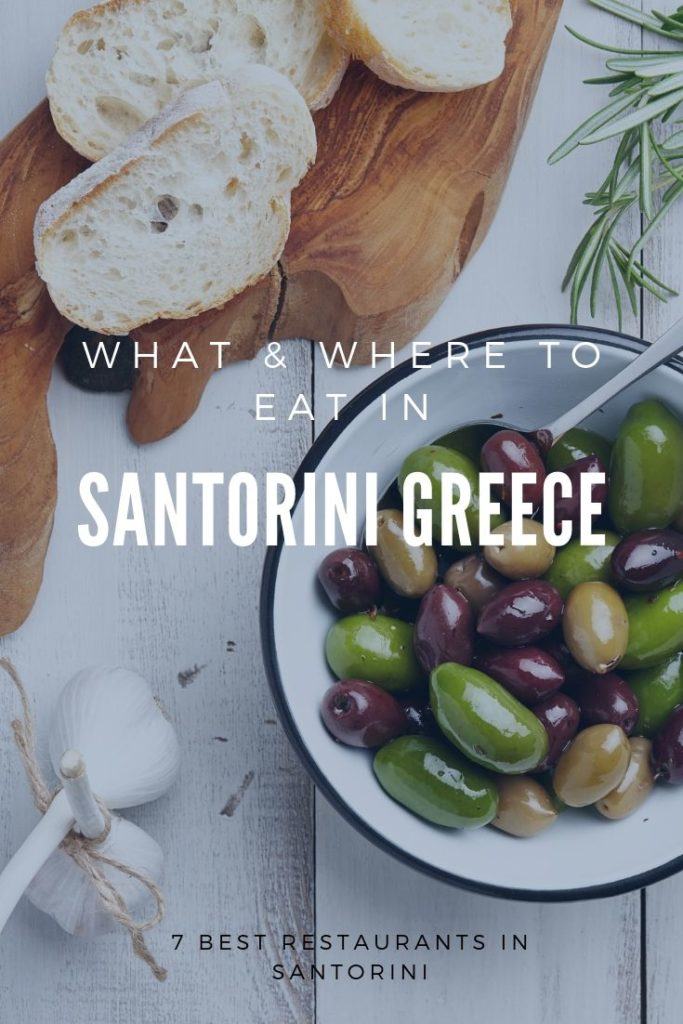 7 Best Santorini Restaurants + Santorini Food (What to Eat In Santorini) Guide. Eat at the best Santorini Greek restaurants during your Santorini trip.