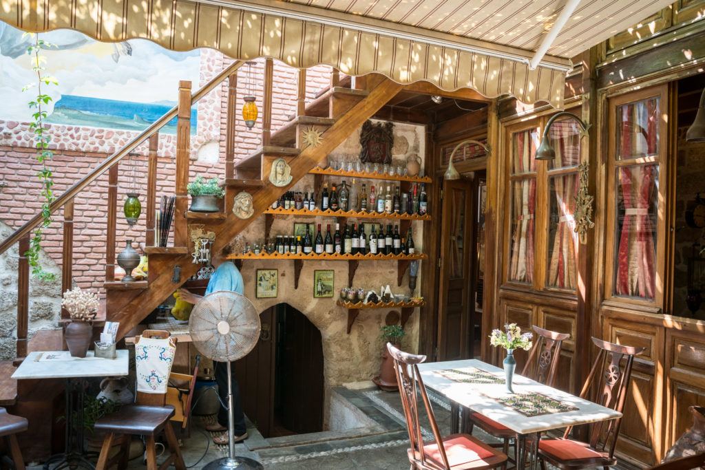 The Courtyard @ Angela's Castle Rhodes Town Restaurant