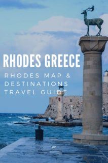 Rhodes Destinations travel guide & Rhodes Map for tourists, 80+ attractions/activities. Decide where on Rhodes to stay & the best places to visit in Rhodes