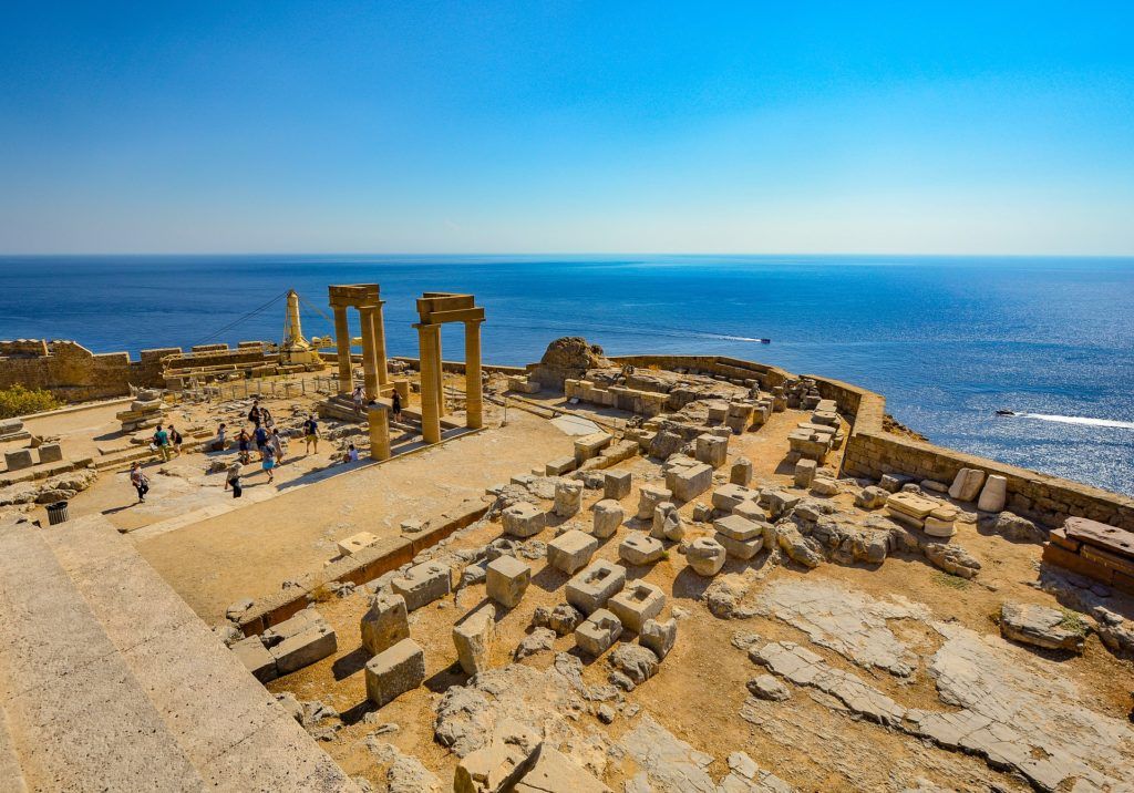 Rhodes Map & Rhodes Destinations | What To Do In Rhodes Greece: Lindos Acropolis