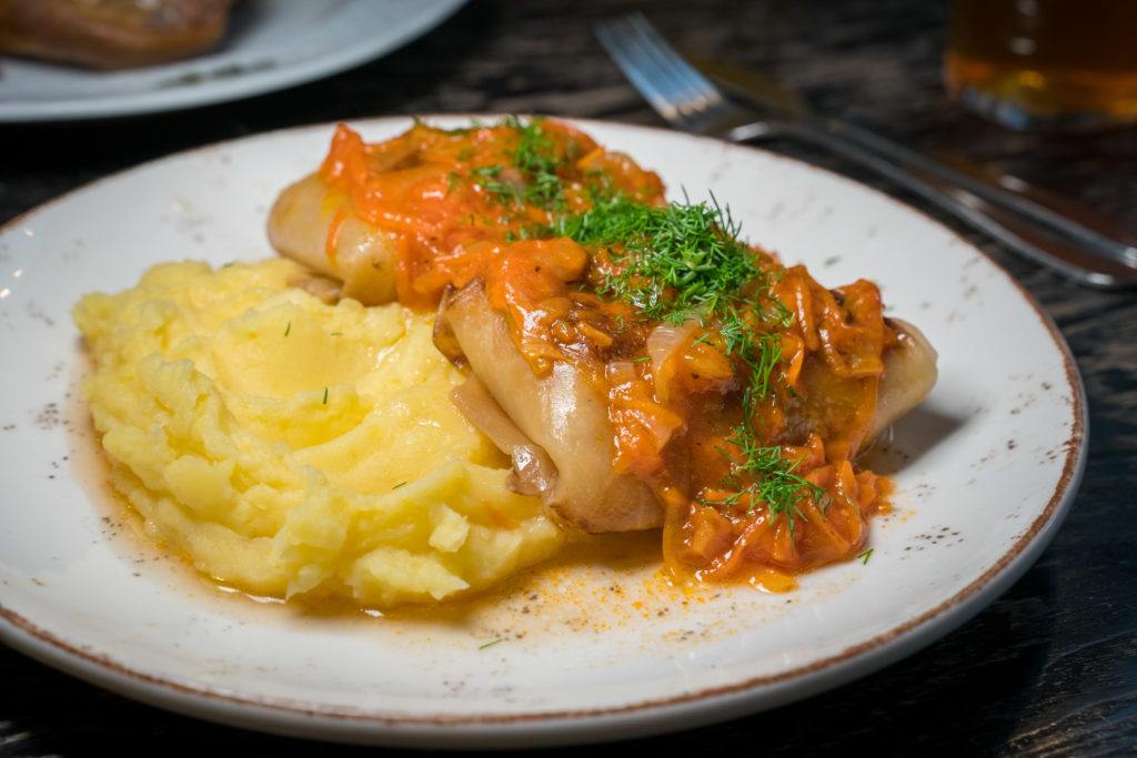 Vilnius Food: Balandėliai - Stuffed Cabbage Rolls