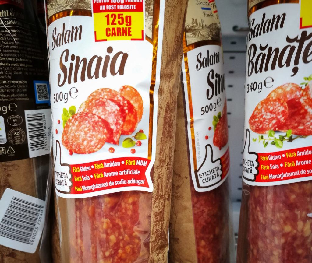 Typical Romanian Food - Salamis